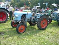 Eicher Leopard steht beim 4. Tanner Bulldog- und Oldtimertreffen am 20.09.2009 in Tann/Rh�n

