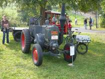 Lanz, Baujahr 1938, 4775 ccm, 20 PS, beim 4. Tanner Bulldog- und Oldtimertreffen am 20.09.2009 in Tann/Rh�n