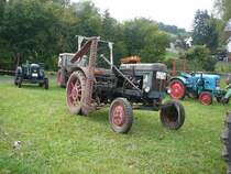 Hanomag R 12 steht beim 4. Tanner Bulldog- und Oldtimertreffen am 20.09.2009 in Tann/Rh�n 
