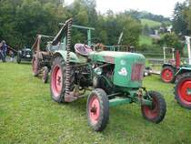 Fendt Dieselross steht beim 4. Tanner Bulldog- und Oldtimertreffen am 20.09.2009 in Tann/Rh�n 