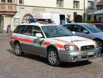 Polizei Schaffhausen - Subaru SH 6894 in der Altstadt von Schaffhausen am 11.09.2009
