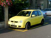 VW Lupo in Gelb  BE 547390 in Burgdorf am 08.09.2009