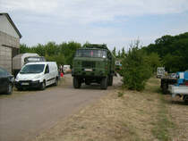 Der IFA W50LA/AC machte sich am Sonntagmittag bereits wieder auf die Heimreise vom Rottelsdorfer Schleppertreffen