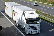 Mercedes Benz Actros 2541 - Spedition Kohlmann - A 61 bei Rheinbach 22.09.2009