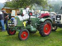Fendt Dieselross und seine kleine Schwester sind G�ste beim 4. Tanner Bulldog- und Oldtimertreffen am 20.09.2009 in Tann/Rh�n 

