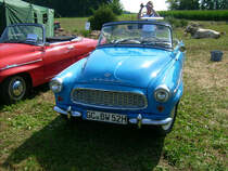 Dieses sch�n restaurierte Skoda Felicia Cabrio war ebenso in Bocka zu finden wie...