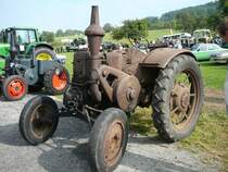 glanzloser Lanz-Bulldog beim 4. Tanner Bulldog- und Oldtimertreffen am 20.09.09
