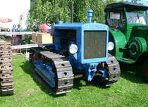 Alte Hanomag Raupe beim Schleppertreffen in Bocka