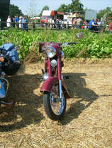 Diese Jawa war eine von mehreren, die beim Treffen in Bocka zu sehen waren