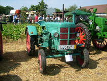 Alter Hanomag Schlepper beim 13. Bulldogtreffen in Bocka