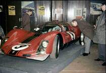 1965, Grugahalle Essen, whrend einer Ausstellung.
Porsche 924 GT.
(Kategorie Porsche 924 nicht vorhanden)