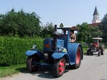 LANZ-Bulldog bei der Oldtimerrundfahrt bei Reichersberg;090809