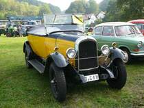 Citroen C 6 Torpedo beim 4. Tanner Bulldog- und Oldtimertreffen am 20.09.09 
