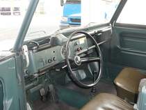 Blick in den Inneraum eines VW 181 des ehem. BGS anl. des 50-j�hrigen Standortjubil�ums des Bundespolizeiabteilung H�nfeld am 13.09.2009 in 36088 H�nfeld 
