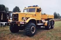 Kraz 255B als 6x6 Zugmaschine in einem Super Zustand 2009 in Finowfurt.