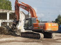 25.09.2009: Der Hitachi in Aktion.