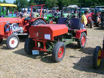 Eigenbautraktor beim 13.Bulldog-, Dampf-und oldtimertreffen in Bocka