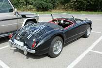 Ein MG A steht am Walhalla-Parkplatz bei Donaustauf, September 2009