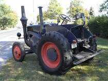 Heckansicht des Lanz Bulldog