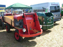 Dieselameise und der Multicar M21 standen beim Treffen in Bocka nebeneinander