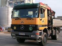 ACTROS1835 anl�sslich Stra�en-,Gehsteigbauarbeiten in Ried i.I.; 090909