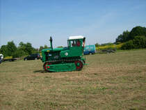 Die KS07 dreht auf dem Feld beim Treffen in Bocka eine Runde