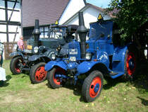 Diese beiden Lanz Verkehrsbulldog standen ebenfalls im Garten des 4Seitenhofes in Bocka