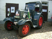 Dieser Lanz Eilbulldog stand auch im Innenhof beim Bulldogtreffen in Bocka