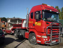 Scania 6x2 Schwertransport-Zugmaschine.