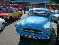 Skoda Oktavia Limosiene vor der Zwnitztalhalle in Burkhardtsdorf, im Rahmen der Oldtimer Rundfahrt durchs Erzgebire