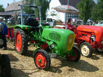 Dieser G�ldner Schlepper war beim Bulldogtreffen in Bocka ausgestellt