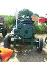 Eigenbautraktor beim Bulldogtreffen in Bocka