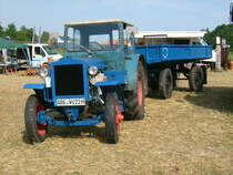 RS 01/40 Pionier mit alten Pritschenh�nger beim Treffen in Bocka