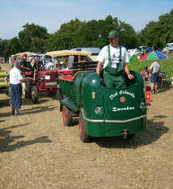Multicar M21 Muldenkipper dreht eine Runde �ber das Ausstellungsgel�nde beim Bulldogtreffen in Bocka