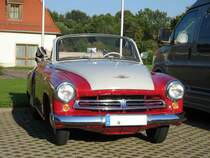 Dieses schne Wartburg 311 Cabriolet stand am 16.09.07 am Kloster Nimbschen bei Grimma