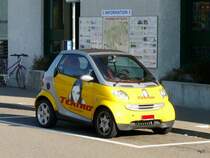 Smart mit Werbung in Wetzikon am 04.10.2009