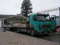 VOLVO-FH12 der Fa.Mauch bei der Abholung von Messegut in Ried i.I.;090914