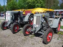 SCHLTER im Doppelpack; DS25, Bj1951 u. DS15, Bj1950 whrend der Oldtimerausstellung in St.Martin/Innkreis; 090419