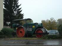  Kaelble , die berhmte schwbische Firma aus Backnang,gegrndet 1884,
baute von 1908 bis 1983 Motorstraenwalzen,
diese steht als Denkmal in Tuttlingen/BW,
Okt.2009