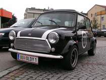 MINI ist anlsslich der Modellbaumesse am Messegelnde in Ried i.I. vorgefahren;091010