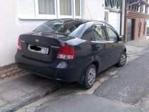 Daewoo Kalos, rckansicht.
