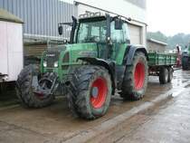 Fendt 714 der Agrargenossenschaft  H�rseltal  gesehen am 16.10.2009