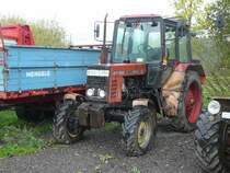 Belarus 82 der Agrargenossenschaft  H�rseltal  gesehen am 16.10.2009
