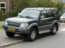 Toyota Landcruiser fotografiert in Leiden, Niederlande am 21-09-2007.