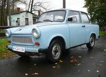 Trabant 601 gesehen in Landkreis Eisenach am 16.10.2009