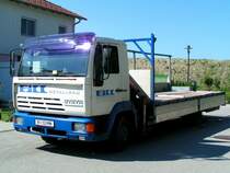 STEYR; mit welchem gerade eine Edelstahlkonstruktion angeliefert wurde; 070921