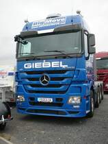 MB Actros der Firma GIEBEL pr�sentiert beim 1. Fuldaer Autotag am 04.10.2009 auf der Fulda-Galerie
