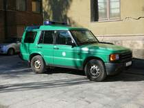 Rover Discovery steht am 20.10.2009 bei der Bundespolizeiinspektion in Erfurt
