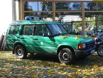 Rover Discovery steht zur Reparatur am 19.10.2009 in Gotha