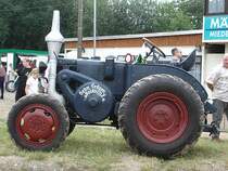 Daneben stand noch eine weitere Ackerluft Lanz Bulldog. Aufgenommen zum 2. Bulldogtreffen in Lugau 2007
